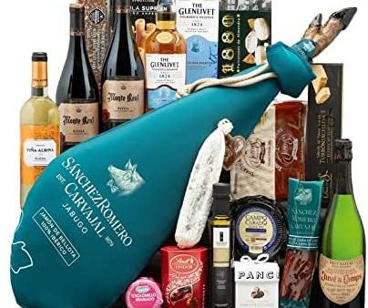 Lote De Navidad - F28 Caja Navideña Con Jamón Iberico De Bellota Falta(Queso, Salchichon, Lomo, bombones, Turron) Embalaje Deteriorado Online Sale