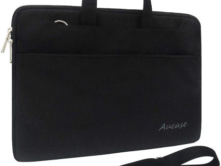 Aucase 15-16 Pulgadas Funda Portatil Bolsa Protectora Maletín Ordenador Portátiles Bolso Bandolera Impermeable con Asa De Transporte para Macbook HP ASUS Huawei Lenovo Supply