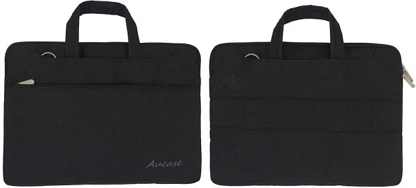 Aucase 15-16 Pulgadas Funda Portatil Bolsa Protectora Maletín Ordenador Portátiles Bolso Bandolera Impermeable con Asa De Transporte para Macbook HP ASUS Huawei Lenovo Supply